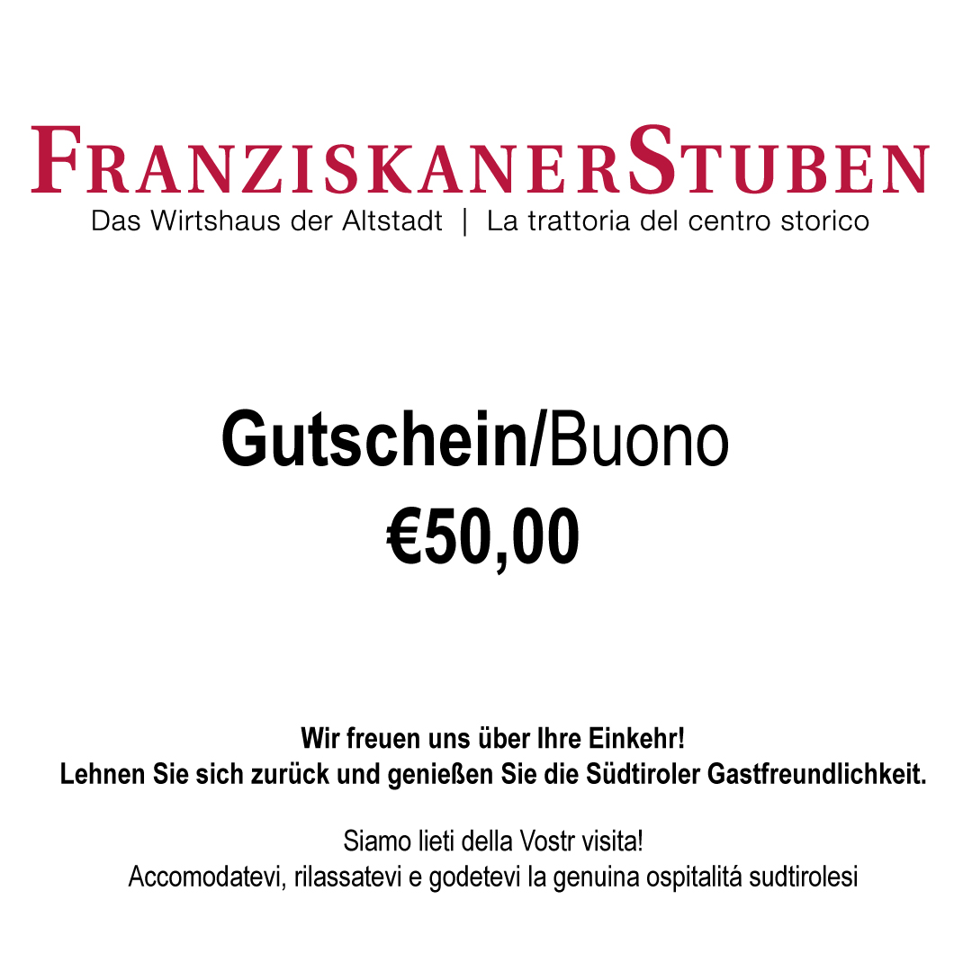 Gutschein 50,00€